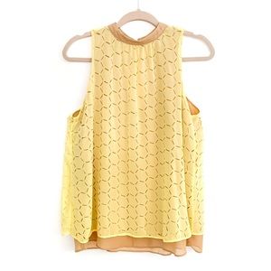 Charming Charlie Halter Honeycomb Blouse